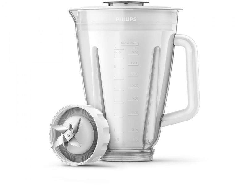 Imagem de Liquidificador Philips Walita Serie 5000 - Problend 6 RI2240/00 Branco 5 Velocidades 1200W