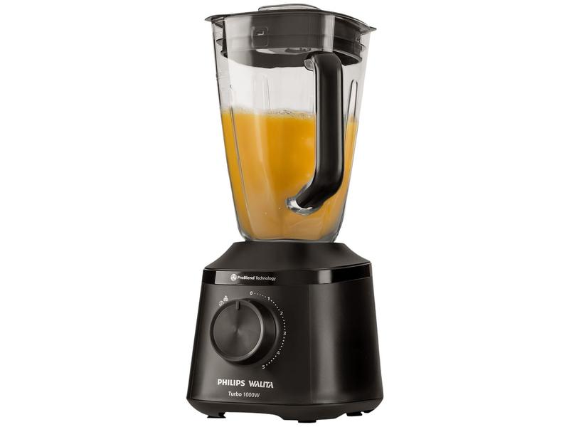 Liquidificador Philips Walita Series 3000 HR2270 5 Velocidades + Pulsar 1000W Preto Liquidificador Philips Walita Series 3000 HR2270 5 Velocidades + Pulsar 1000W Preto