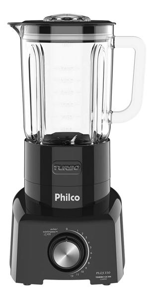 Imagem de Liquidificador Plq1350 Inox Turbo Glass 1200w 1.75 L Preto Philco 110v