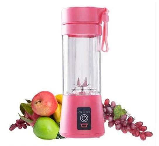 Imagem de Liquidificador Portátil 390Ml Usb Para Shake Vitaminas Rosa