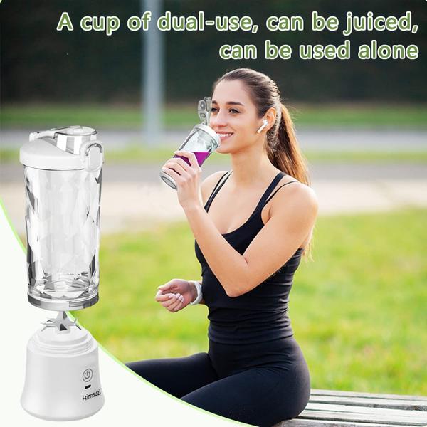 Imagem de Liquidificador portátil Fsinnsuzi para smoothies 650 ml 240 W branco