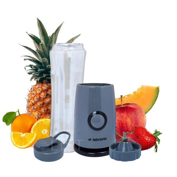 Liquidificador Portatil Mini Mixer Garrafa Shake 127v - Labravia Imagem de Liquidificador Portatil Mini Mixer Garrafa Shake 127v