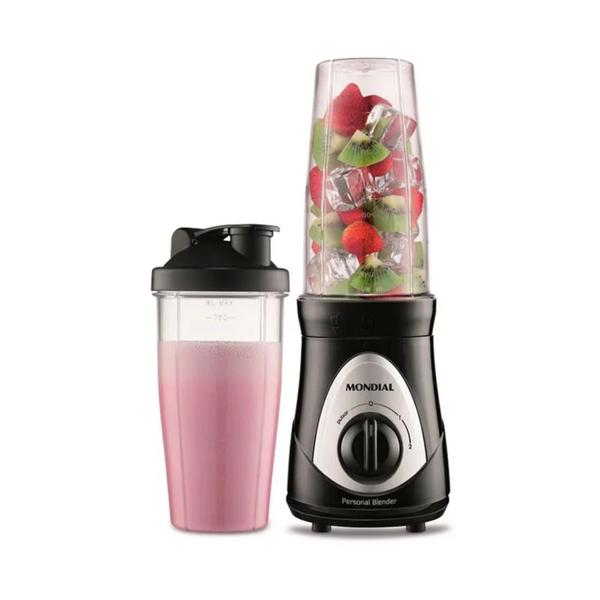 Liquidificador Portátil Mondial Personal Blender 300w 127v Preto Dg-01 Liquidificador Portátil Mondial Personal Blender 300w 127v Preto Dg-01