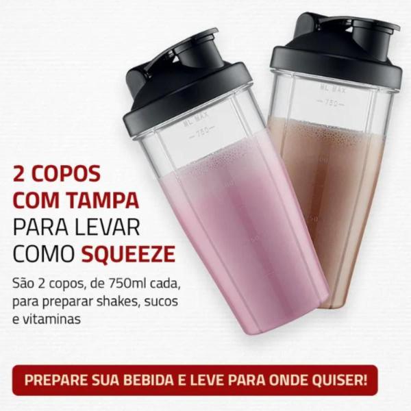 Imagem de Liquidificador Portátil Mondial Personal Blender DG-01 220V Potente