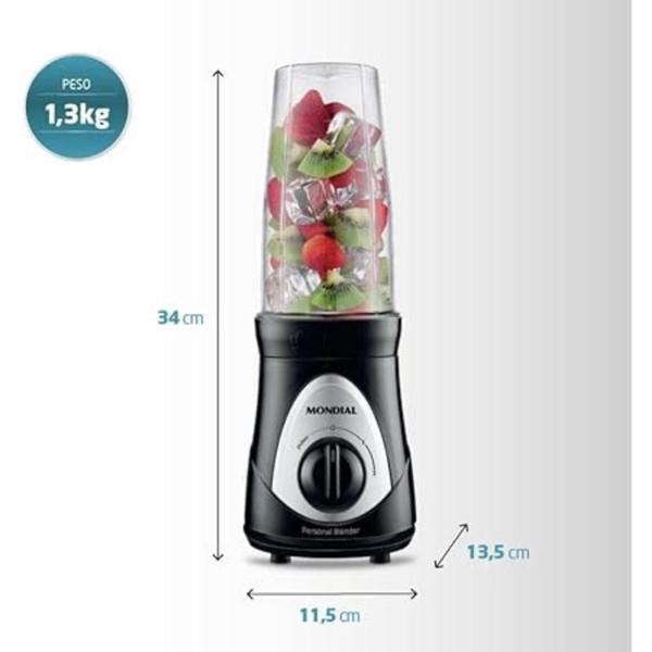 Imagem de Liquidificador Portátil Mondial Personal Blender Dg01 750 Ml