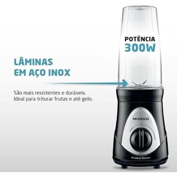 Imagem de Liquidificador Portátil Mondial Personal Blender Dg01 750 Ml