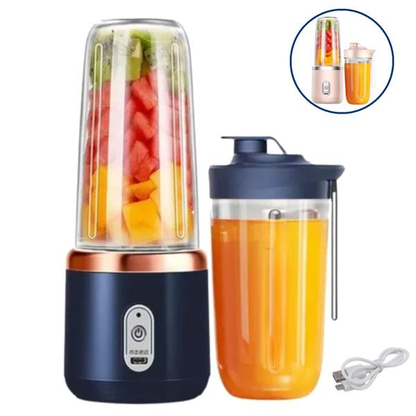 Liquidificador Portátil Recarregável Mixer Whey Academia Exercício Camping Passeio Trabalho Vitamina Shake Suco Imagem de Liquidificador Portátil Recarregável Mixer Whey Academia Exercício Camping Passeio Trabalho Vitamina Shake Suco
