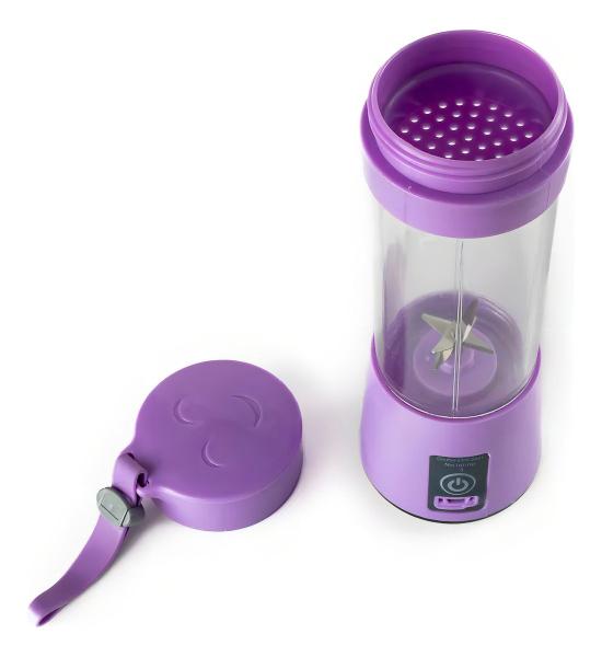 Imagem de Liquidificador Portátil Recarregável USB  Mini Liquidificador Compacto para Sucos, Smoothies e Shakes  Prático, Potente e Fácil de Usar