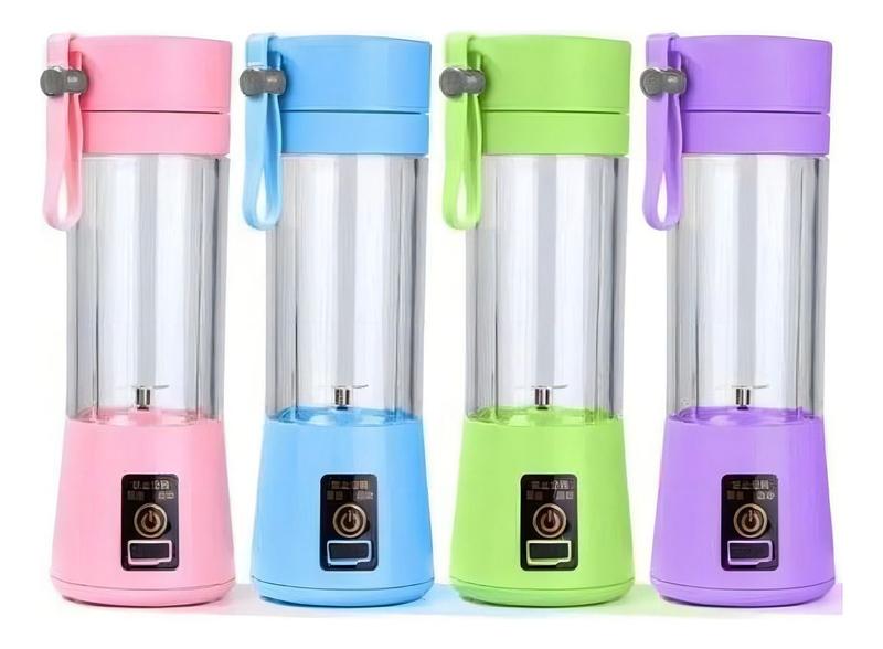 Imagem de Liquidificador Portátil Recarregável USB  Mini Liquidificador Compacto para Sucos, Smoothies e Shakes  Prático, Potente e Fácil de Usar