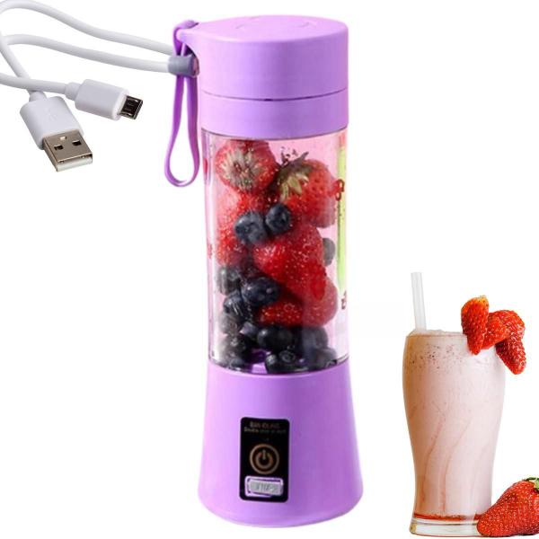 Liquidificador Portátil Recarregável USB - Prático - Mercado Shop.Sa Imagem de Liquidificador Portátil Recarregável USB - Prático