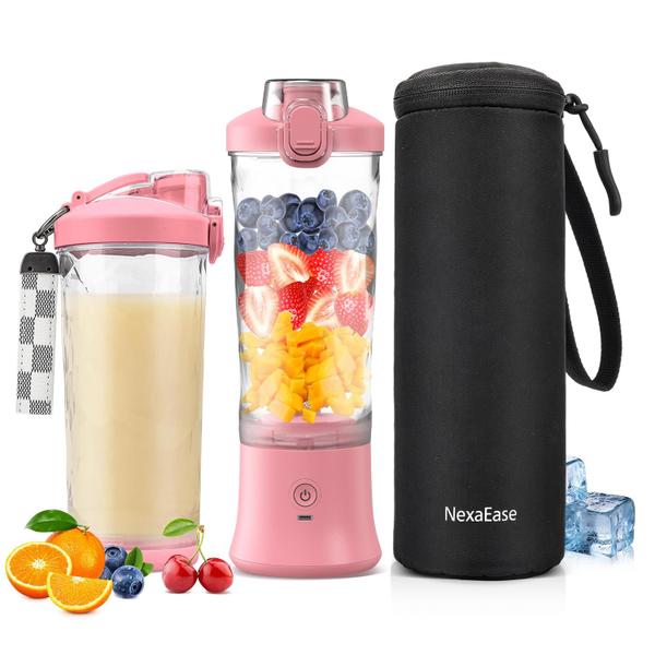 Liquidificador portátil Swietonic Personal Juicer 600mL com manga Imagem de Liquidificador portátil Swietonic Personal Juicer 600mL com manga