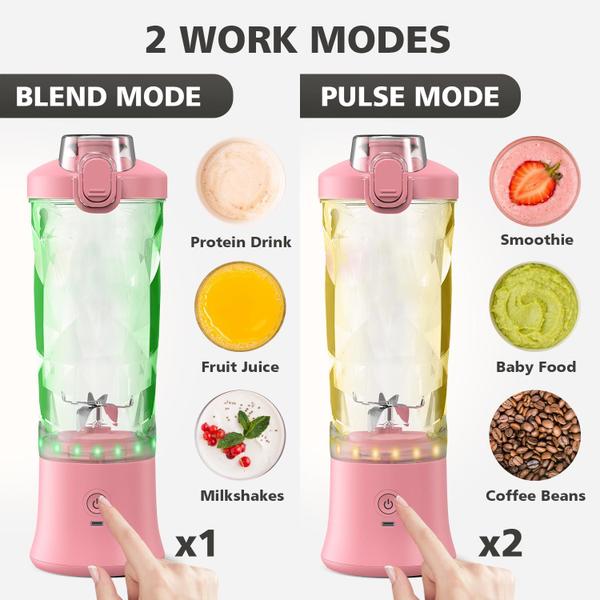 Liquidificador portátil Swietonic Personal Juicer 600mL com manga Imagem de Liquidificador portátil Swietonic Personal Juicer 600mL com manga