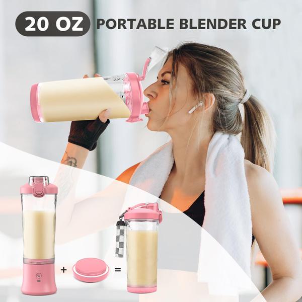 Liquidificador portátil Swietonic Personal Juicer 600mL com manga Imagem de Liquidificador portátil Swietonic Personal Juicer 600mL com manga