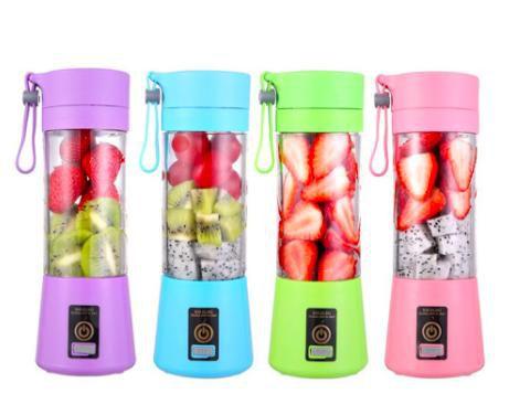 Liquidificador Portátil USB Azul para Frutas - KNUP Liquidificador Portátil Imagem de Liquidificador Portátil USB Azul para Frutas