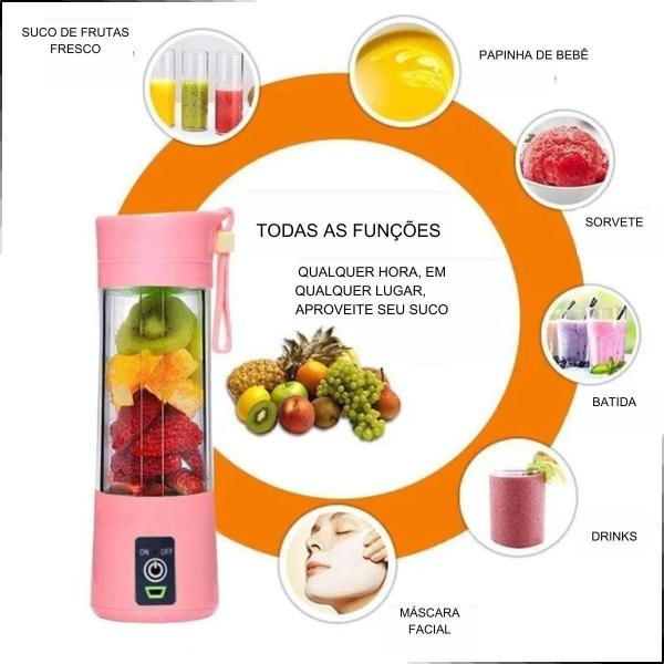 Liquidificador Portátil USB - Prático e Versátil - Mercado Shop.Sa Imagem de Liquidificador Portátil USB - Prático e Versátil