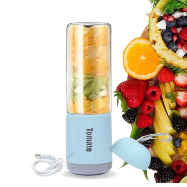 Liquidificador Recarregável Usb Portátil Com Lâminas Potente - Star Capas E Acessórios Imagem de Liquidificador Recarregável Usb Portátil Com Lâminas Potente