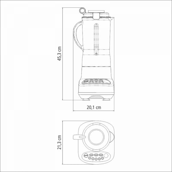 Imagem de Liquidificador smart gourmet com copo tritan 1,5 l tramontina by breville