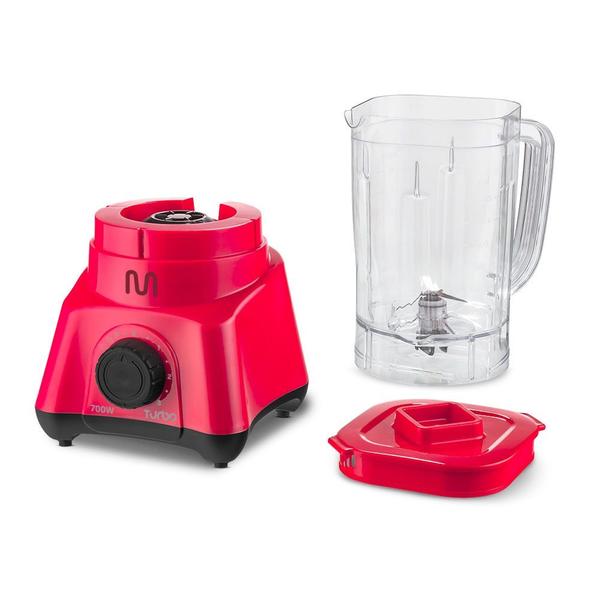 Imagem de Liquidificador Turbo 2,3L 3 Velocidades 700W 127V Vermelho Multi - LQ703