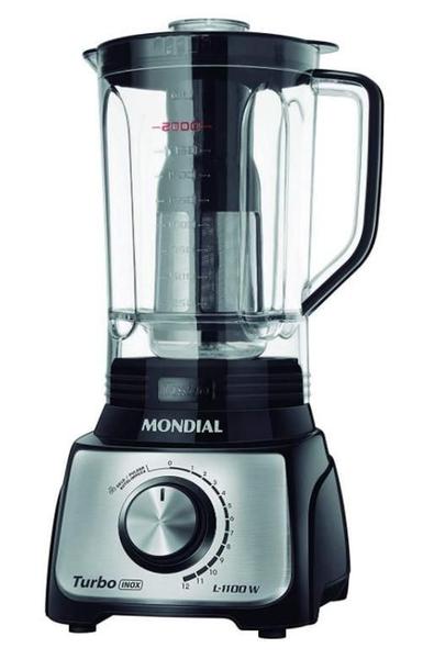 Imagem de Liquidificador Turbo Inox Black L-1100 Bi - Mondial 127V