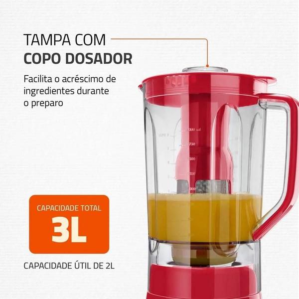 Imagem de Liquidificador Turbo L-1000 RI Mondial