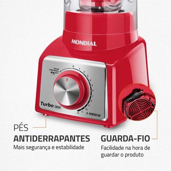 Imagem de Liquidificador Turbo L-1000 RI Mondial