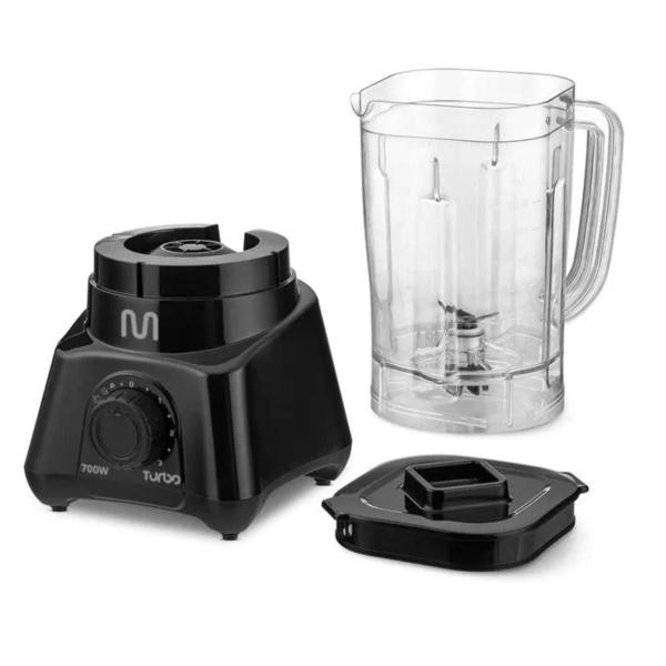 Imagem de Liquidificador Turbo Preto 2,3L 127V 700W Multilaser