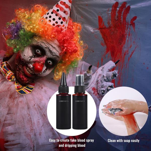 Imagem de Líquido de gotejamento realista Fake Blood BOBISUKA HALLOWEEN 144 mL