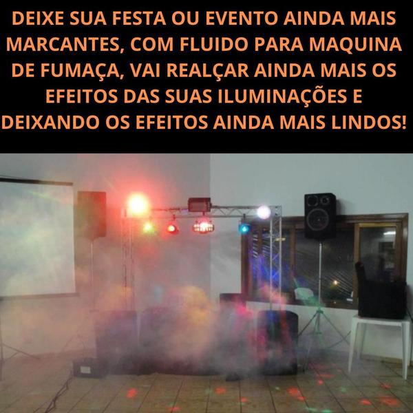 Imagem de Liquido Fluido para maquina de Fumaça 1 Litro Fiesta Fog  laserled