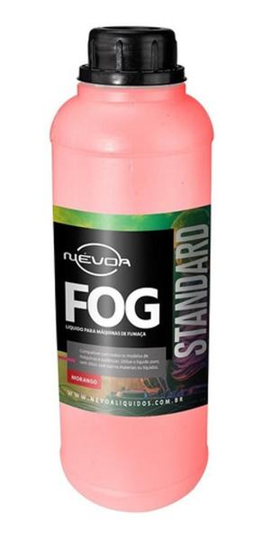 Imagem de Liquido Fog Morango Maquina De Fumaça Standart 1 Litro Nevoa