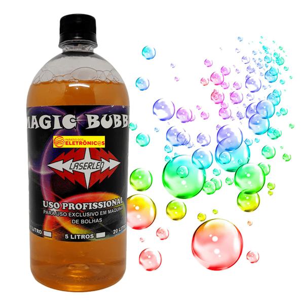 Imagem de Liquido Maquina Bolha De Sabão Festa Criança 1 Litro JMB1L