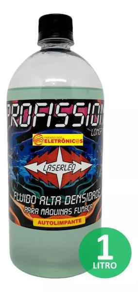 Imagem de Liquido Profissional Para Maquina de Fumaça Fluido Alta Densidade Aroma  1Litro Tutti-Frutt LASERLED