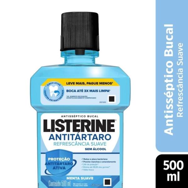 Imagem de Listerine Antisséptico Bucal 500ml Diversos