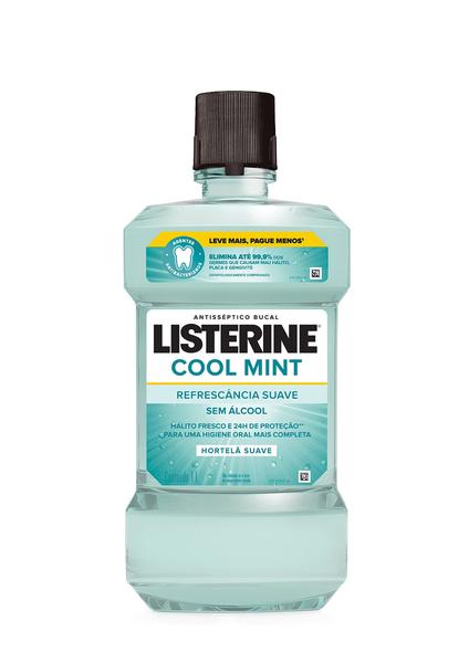 Imagem de Listerine Cool Mint Refrescância Suave Sem Álcool 1 Litro