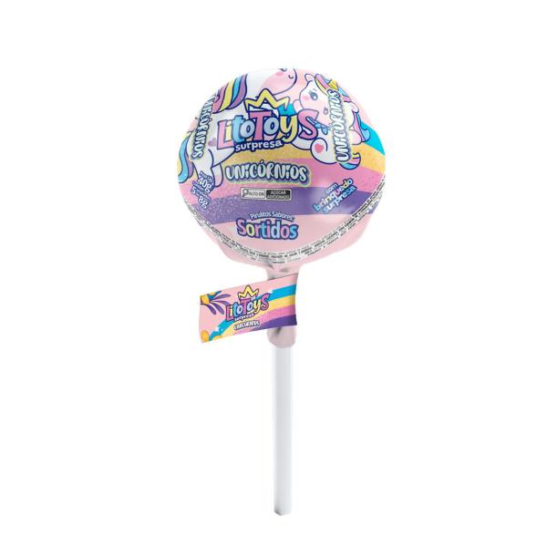 LITOTOYS SURPRESA UNICÓRNIO 40G PIRULITO GIGANTE- cx c 6 Uni - Royal Toys Imagem de LITOTOYS SURPRESA UNICÓRNIO 40G PIRULITO GIGANTE- cx c 6 Uni