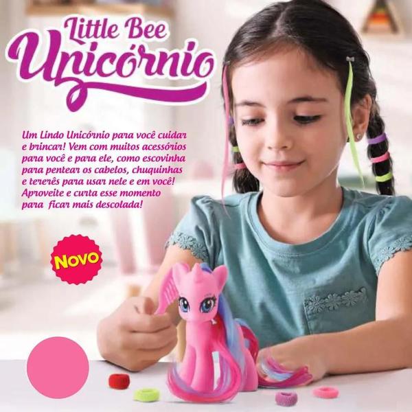 Imagem de Little Bee Unicórnio Big - Bee Toys 0698