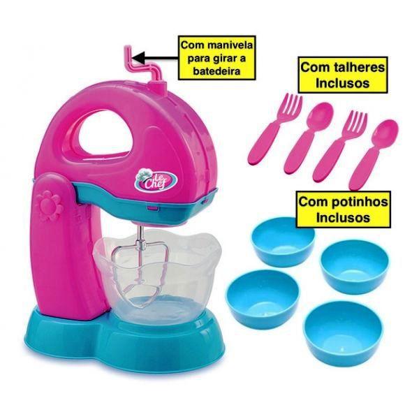 Imagem de Little Chefs Master Kit Batedeira cores sortidas