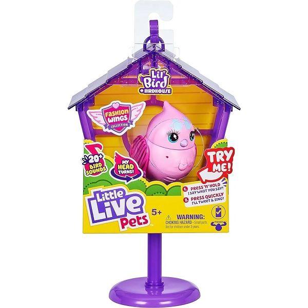 Imagem de Little Live PETS Passaro NA Casinha Roxo FUN F0165-0