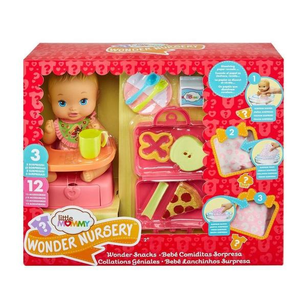 Imagem de Little Mommy Bebe Lanchinhos Surpresa Pizza Docinha - MATTEL - Gfk75