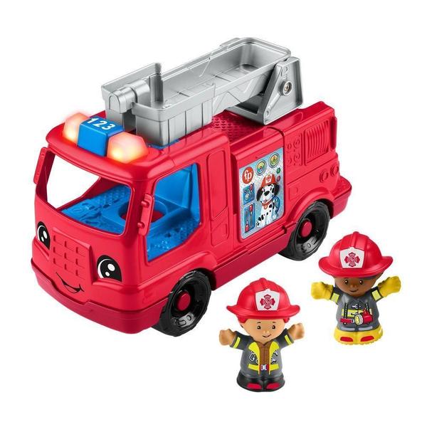 Imagem de Little People Caminhão De Bombeiros Médio - Mattel