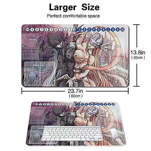 Imagem de LIUYANZE Jogo de Tabuleiro DTCG Playmat Table Mats Jogos Tamanho 60X35 cm Mousepad Compatível para Digimon TCG CCG RPG (33)