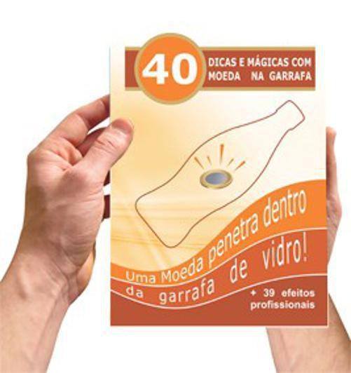 Imagem de Livreto 40 Dicas E Mágicas Da Moeda Na Garrafa 30 Dicas E