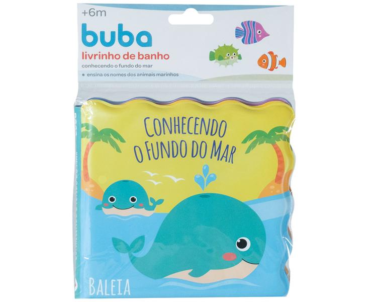 Imagem de Livrinho Bebê de Banho Conhecendo o Fundo do Mar - Buba