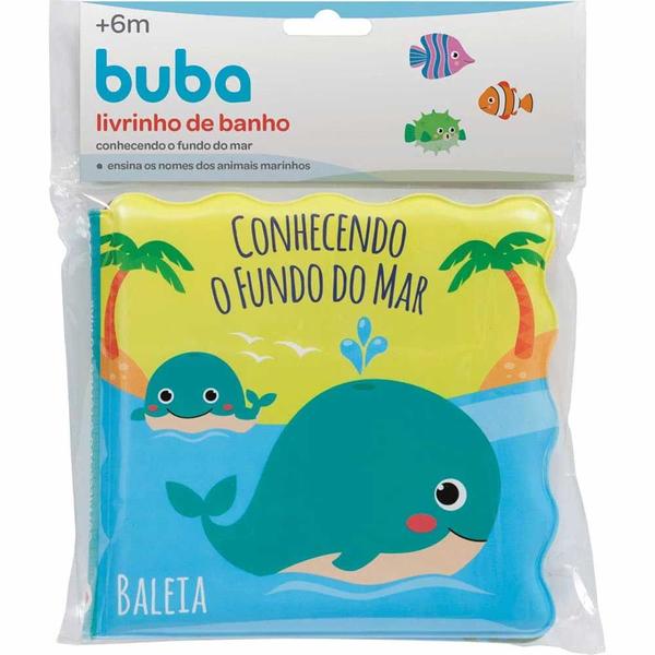 Imagem de Livrinho de Banho para Bebê - Conhecendo o Fundo do Mar - Buba