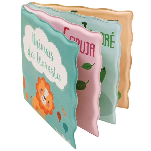 Livrinho de Banho para Bebê PVC Impermeável Buba Animais da Floresta Colorido Imagem de Livrinho de Banho para Bebê PVC Impermeável Buba Animais da Floresta Colorido