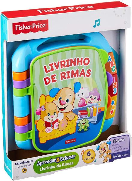 Imagem de Livrinho de Rimas Aprender a Brincar - Fisher Price