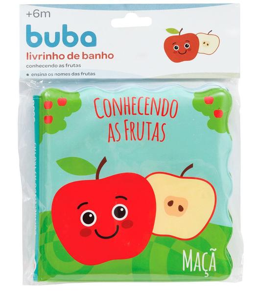 Livrinho Infantil de Banho Conhecendo As Frutas Buba Imagem de Livrinho Infantil de Banho Conhecendo As Frutas Buba