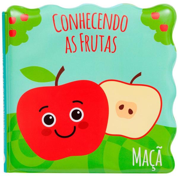 Livrinho Infantil de Banho Conhecendo As Frutas Buba Imagem de Livrinho Infantil de Banho Conhecendo As Frutas Buba