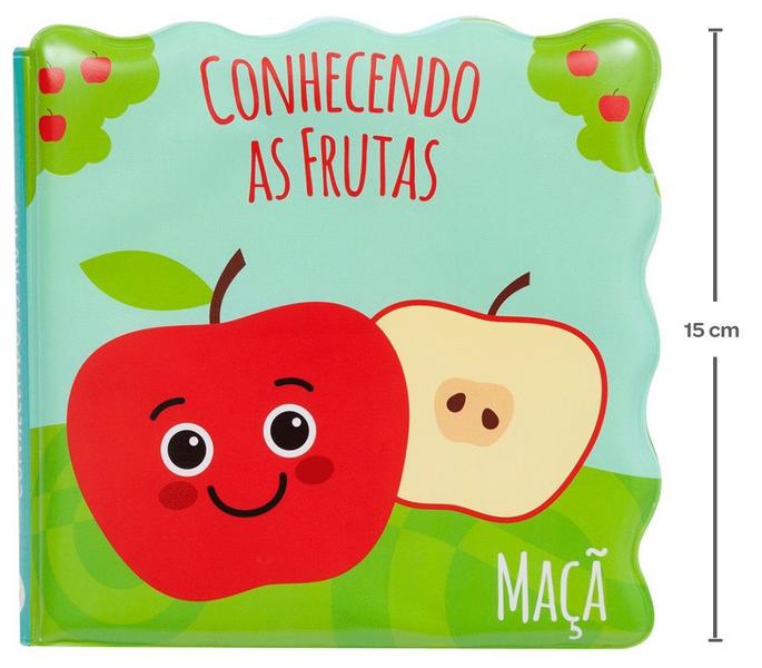 Livrinho Infantil de Banho Conhecendo As Frutas Buba Imagem de Livrinho Infantil de Banho Conhecendo As Frutas Buba