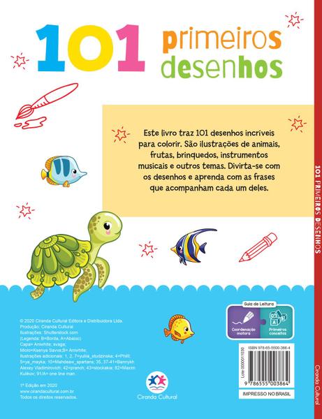 Imagem de Livro - 101 primeiros desenhos