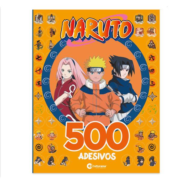 Imagem de Livro - 500 Adesivos Naruto